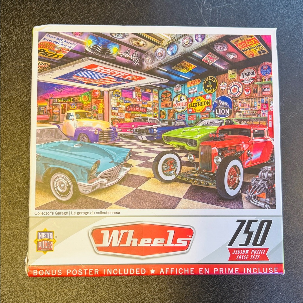 Wheels 750-Piece Jigsaw Puzzle new